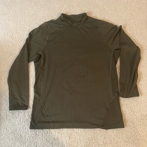 Men’s Under Armour Cold Gear Mock Turtleneck 2XL marine Green NWOT